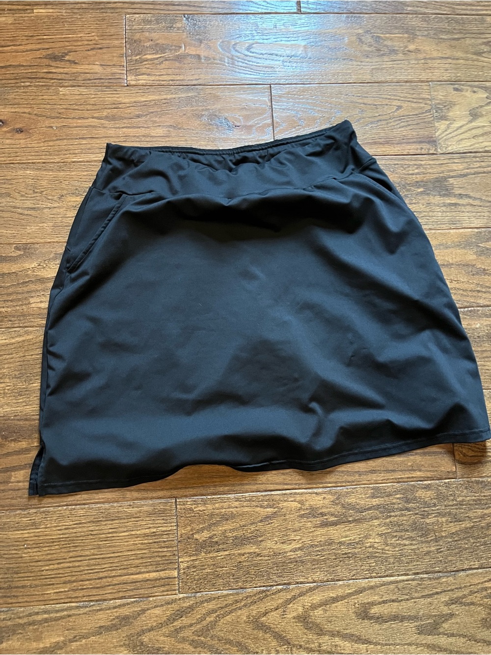 Women's Black Active Skort - Comfortable Everyday Skirt